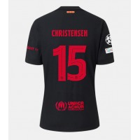 Fotbalové Dres Barcelona Andreas Christensen #15 Venkovní 2024-25 Krátký Rukáv